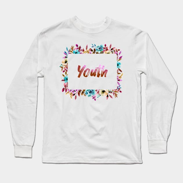 Pink youth Long Sleeve T-Shirt by KettuKani